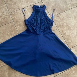 Blue party dress
